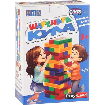 Play Land Настолна игра Шарената кула - Детска (l-273)