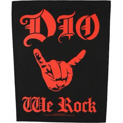 velká nášivka DIO - WE ROCK - RAZAMATAZ - BP1297