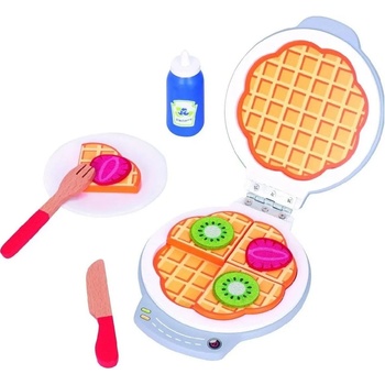 Image 1 of Lelin Дървен комплект Lelin - Тостер с продукти, сив (L40219)