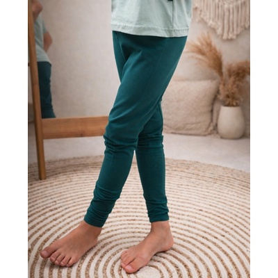 Jožánek Dětské legíny lahvově zelené – Zboží Dáma