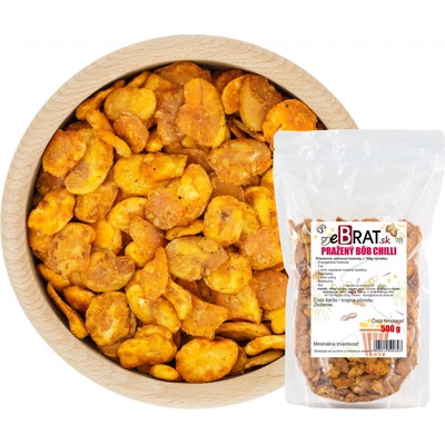 eBrat.sk Pražený bôb CHILI 500 g