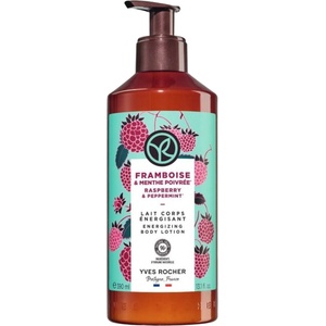 Yves Rocher Bain Nature Мляко за тяло, малина и мента, 390 ml - baby