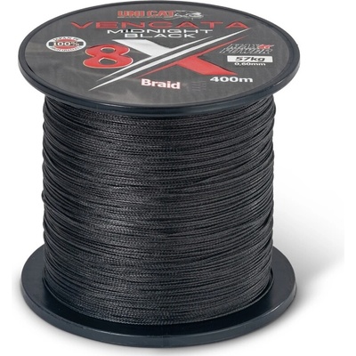 Uni Cat šňůra Vencata Midnight Black 8X 400m 0,37mm 34kg