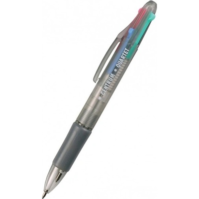 Centrum Химикалка Centrum Quartet, различни цветове на писане, 0.7 mm, прозрачна, цената е за 1бр. (продава се в опаковка от 60бр. ) (OK4214)