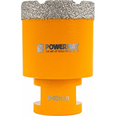 Powermat Diamantová korunka na dlažbu a kameň 40mm, závit M14