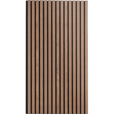 žiadna značka Akustické panely 4ks 120x60x2,1CM Akustické stenové panely Orechová farba