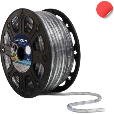 BTNeon LED světelný had 50m LUXY LED Červená + napájecí sada hadice LED-BN-2W-230V-R