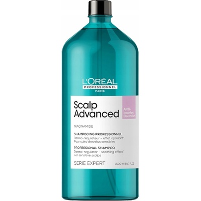L´Oréal Professionnel Scalp Advanced Anti-Oiliness Shampoo čisticí šampon pro mastnou pokožku hlavy 1500 ml