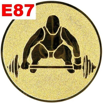 Emblém E87 VZPÍRÁNÍ umístění na sportovní pohár nebo medaili 25 mm