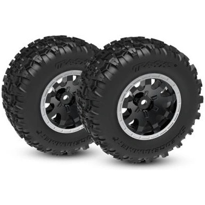Traxxas колело 2.1/2.6", диск черен, гума Sledgehammer (предни) (2)