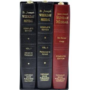 Saint Joseph Weekday & Sunday Missal Gift Set | Catholic Book Publishing Co (ISBN: 9780899428383)