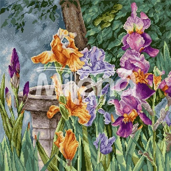 Image 1 of Milena Style Ириси в градината конци Ariadna 1: 4