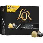  40 бр. кафе капсули L' OR Espresso Onyx съвместими с кафемашини NESPRESSO