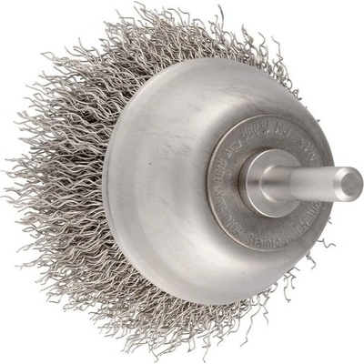 PFERD TOOLS PFERD TOOLS INOX-TOTAL Kefa na hrnce, nepletená, RBUIT Ø50 mm, driek Ø6 mm, drôt z nehrdzavejúcej ocele Ø0,3