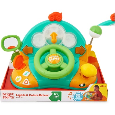Bright Starts Hračka hudobná svetelná volant Lights & Colors Driver™ 6m+