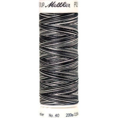 Nitě POLY SHEEN MULTI vyšívací 200m 200m art. 4820 polyester AMANN Mettler - více barev barva.: 9979 Salt and Pepper