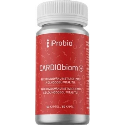 iProbio CARDIObiom+ 30 farebné + 30 číre 60 kapsúl
