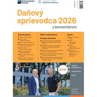 Daňový sprievodca 2026 s komentárom