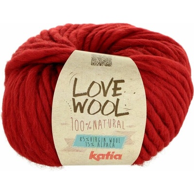 Katia Love Wool 115 červená