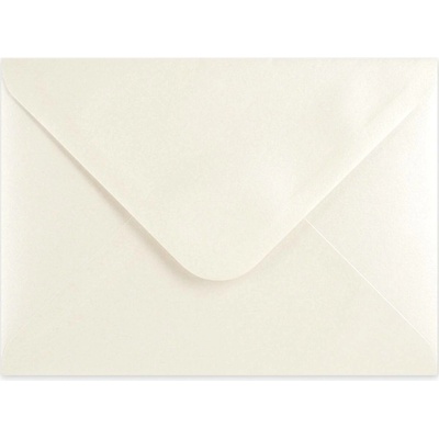 Obálka v barvě ústřice - Diamantová klopa 133x184 mm