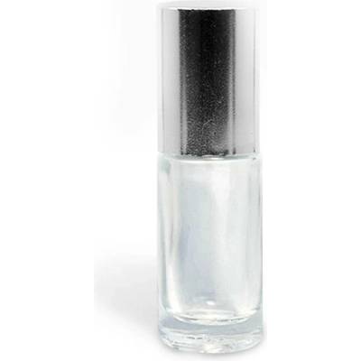 BEWIT Roll-on lahvička 5 ml lesklé sklo, stříbrný uzávěr 10 ks