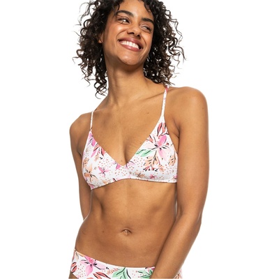 Roxy Дамско горнище Roxy Bikini Top Womens - White/Pink