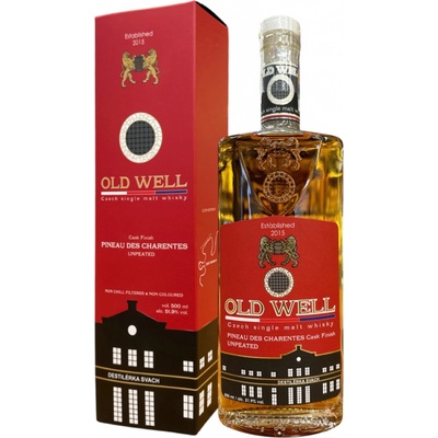 Svach´s Old Well whisky Bourbon and Pineau des Charantes Barrels 51,9% 0,5 l (karton)
