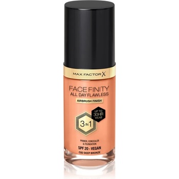 Image 1 of MAX Factor Facefinity All Day Flawless дълготраен фон дьо тен SPF 20 цвят C82 Deep Bronze 30ml