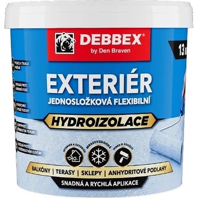 Hydroizolácia jednozložková, EXTERIÉR, 5 kg
