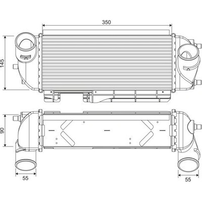 Chladič turba VALEO 818368