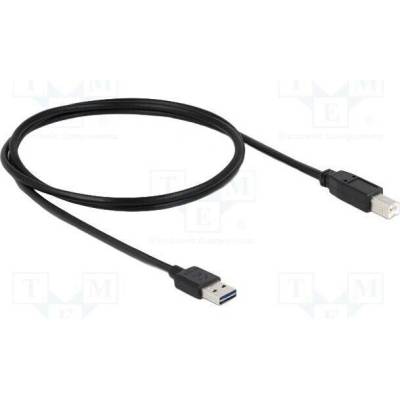 Delock 83358 USB 2.0 USB A zástrčka dvoustranná USB B vidlice 1m