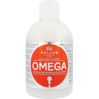 Kallos Omega 1000 ml шампоан за регенериране на косата за жени