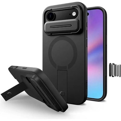Tech-Protect Калъф Tech-Protect Kevlar Aura MagSafe за iPhone Air - черен (5906302331666)