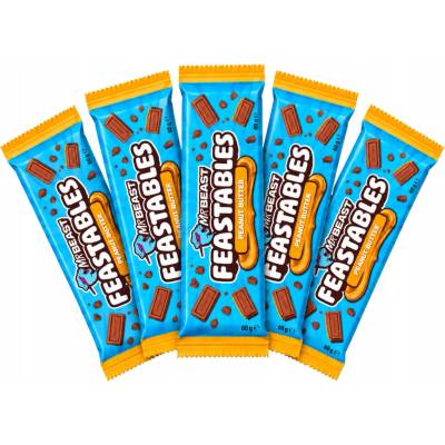 MRBEAST Čokoláda mliečna s arašidovým maslom 60 g
