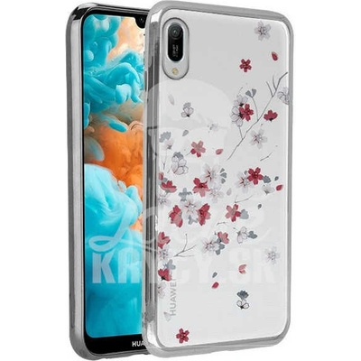 Flower case stříbrný – Huawei Y6 2019 – Sleviste.cz