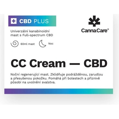 CannaCare Noční konopná mast CC Cream s CBD 60 ml