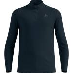 Odlo Мъжко мериносово термобельо Odlo Baselayer Top Turtle Neck L/S Half Zip Merino 2 Merino base layer - Dark Sapphire (015-1842-0211)