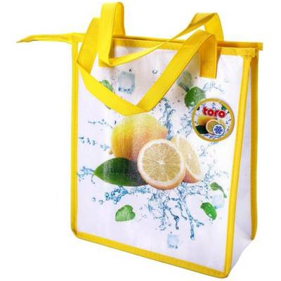 TAŠKA CHLADÍCÍ NA ZIP CITRON 33X28X13CM
