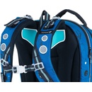 Školní batohy Topgal tříkomorový batoh s příšerkami Coco 21017 B modrá