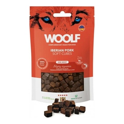 WOOLF Soft Cubes Iberian Pork Monoprotein 100 g