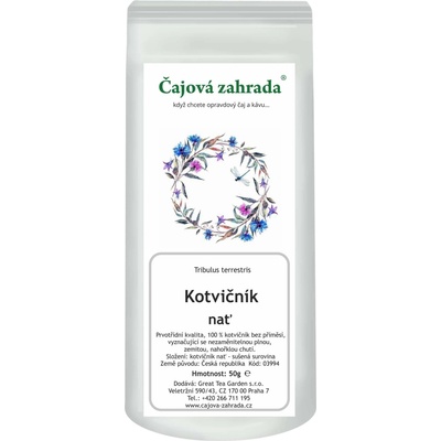 Čajová zahrada Kotvičník nať bylinný čaj 50 g