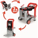 Smoby pracovní vozík Black & Decker Devil Workmate 3v1 s nářadím a 18 doplňky