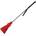 Rouge Leather Tasselled Riding Crop Red