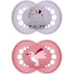 MAM Original 6+ months биберон Purple/ Pink 2 бр