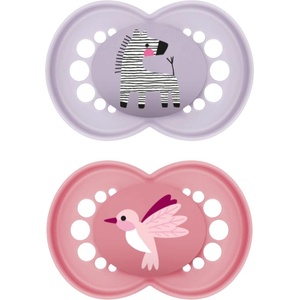 MAM Original 6+ months биберон Purple/ Pink 2 бр
