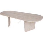 ASIR GROUP Холна маса ROND 130x65 cm бежова (AS3412)