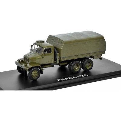 Start Scale Models Praga V3S Valník s plachtou Zelená SSM 1:43