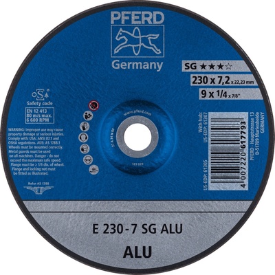 Pferd Brúsny kotúč 230 x 7 x 22,23 mm 62223700
