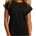 DEDICATED Дамска тениска DEDICATED Women's T-Shirt Visby Base - Black (116-7055-0113)