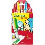 GIOTTO Be-Bé Комплект маркери 5 mm Смес 6 бр (<![CDATA[F478100]]>)